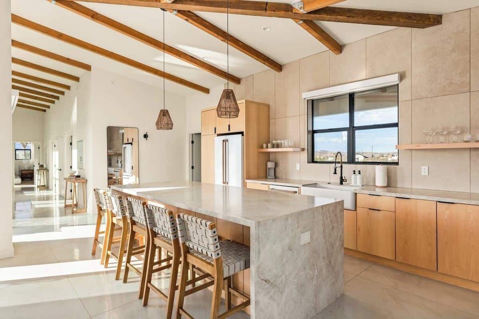 Fully stocked chef's kitchen