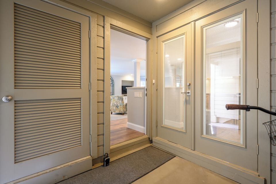 Front door of the villa