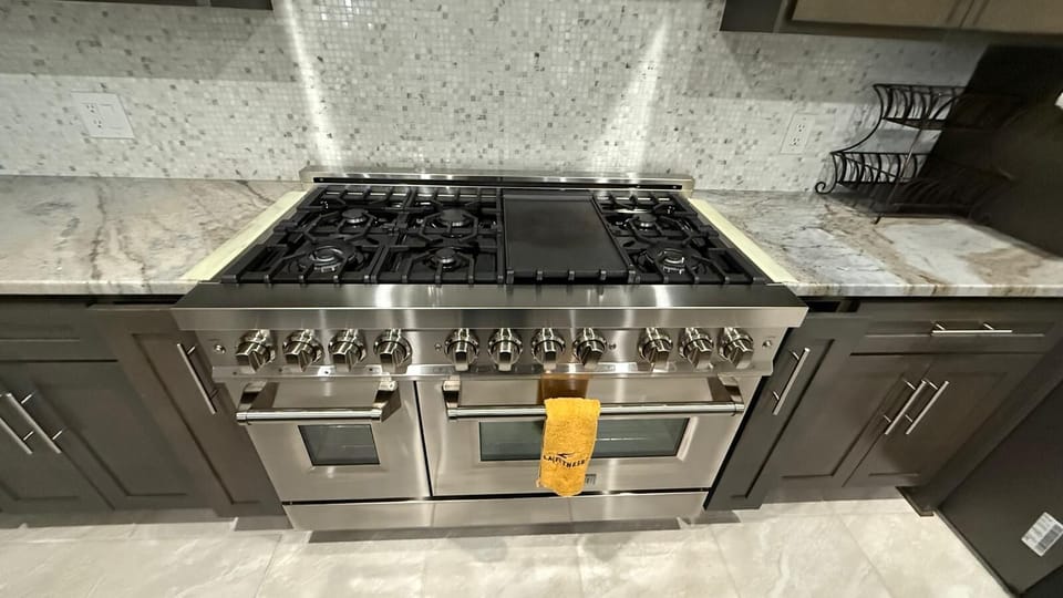 Large Commercial Stove with Oven