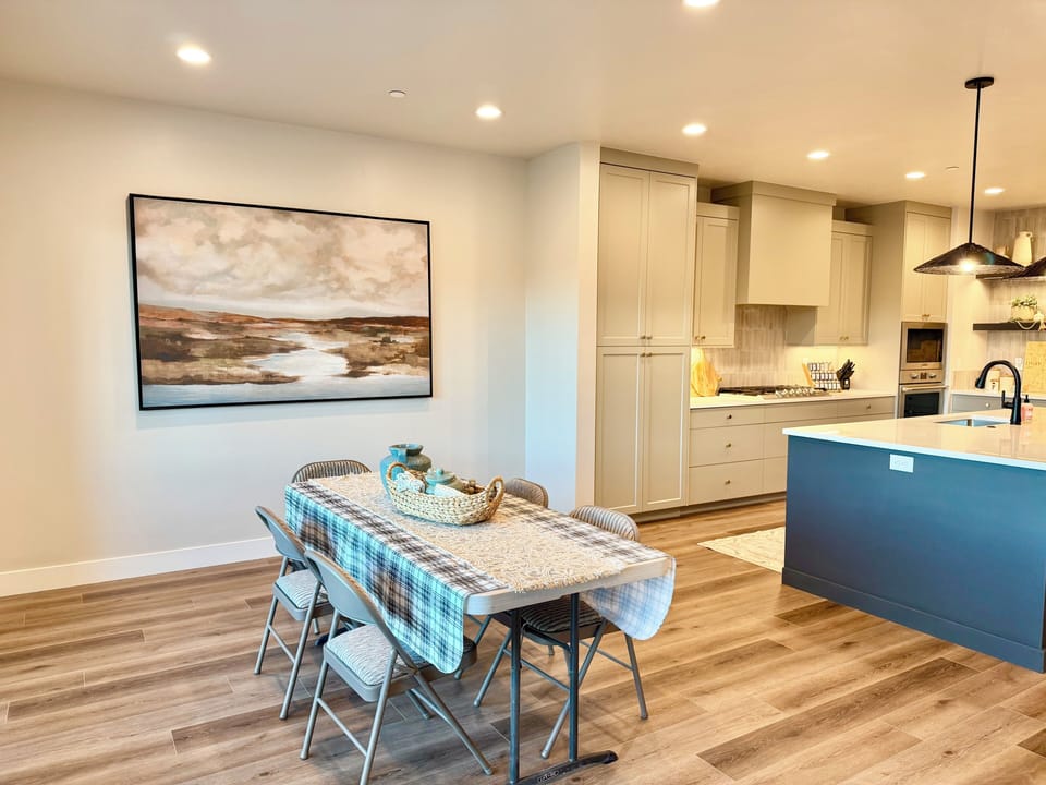 Don't worry! New table incoming March 20th to seat 12. Outside also seats 12.