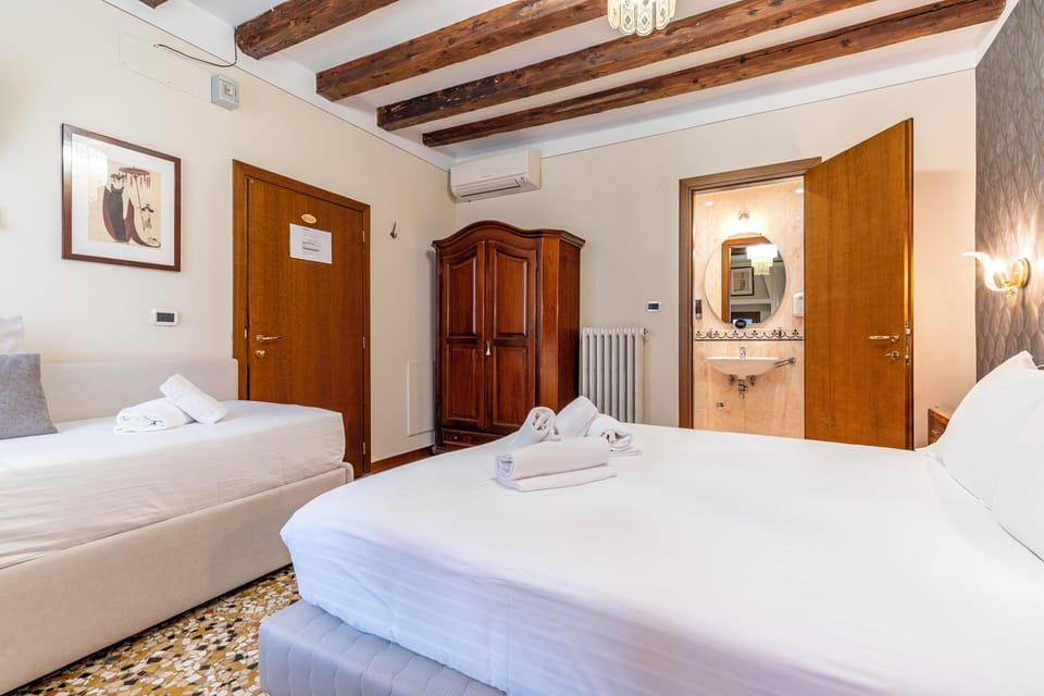 Standard Triple Room | Hypo-allergenic bedding, soundproofing, cribs/infant beds, free WiFi