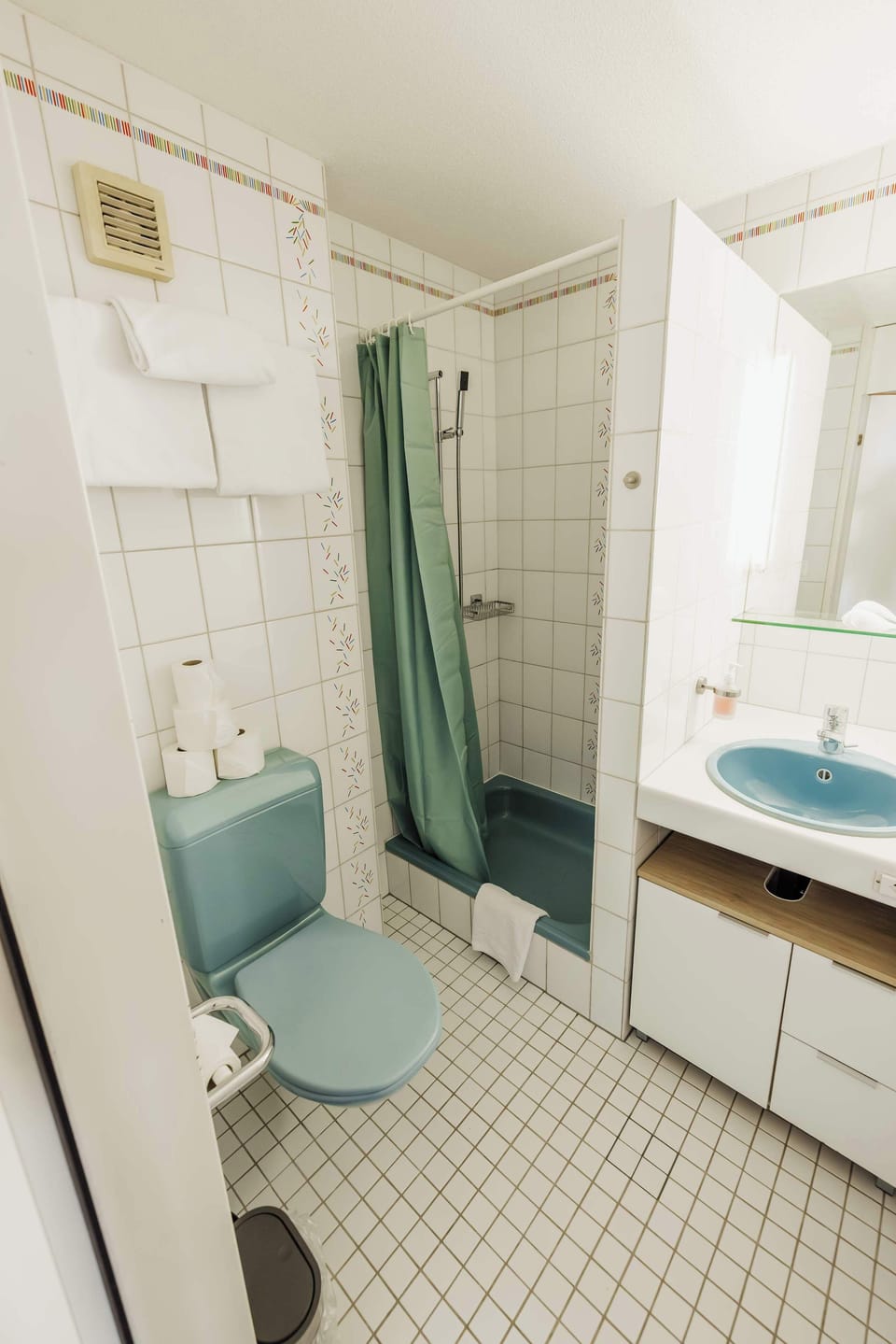 Toilet and shower