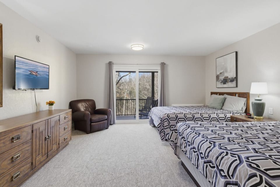 Bedroom 1 | Private Balcony | Smart TV