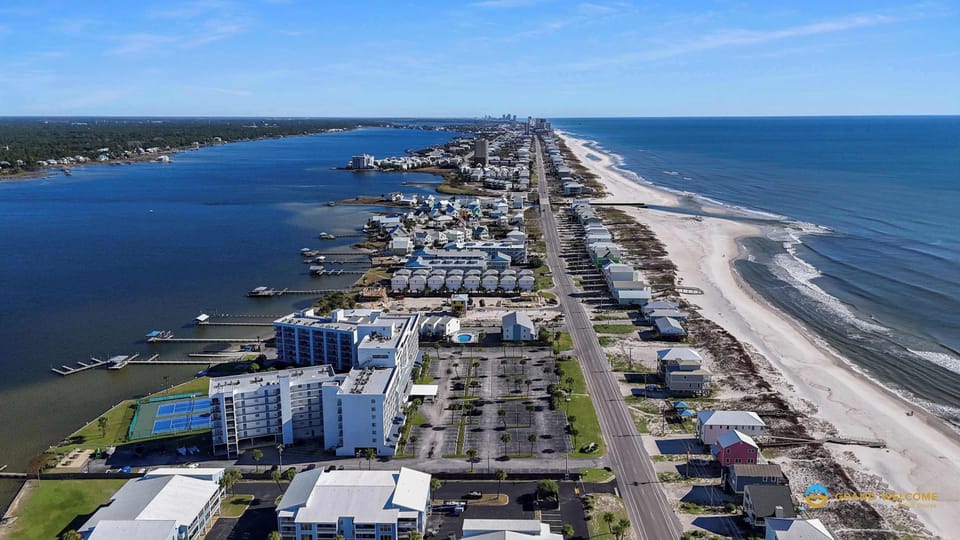 Quick beach access right across the street