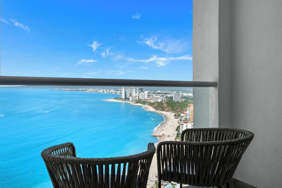 Panoramic Studio, Balcony, Partial Sea View | Terrace/patio