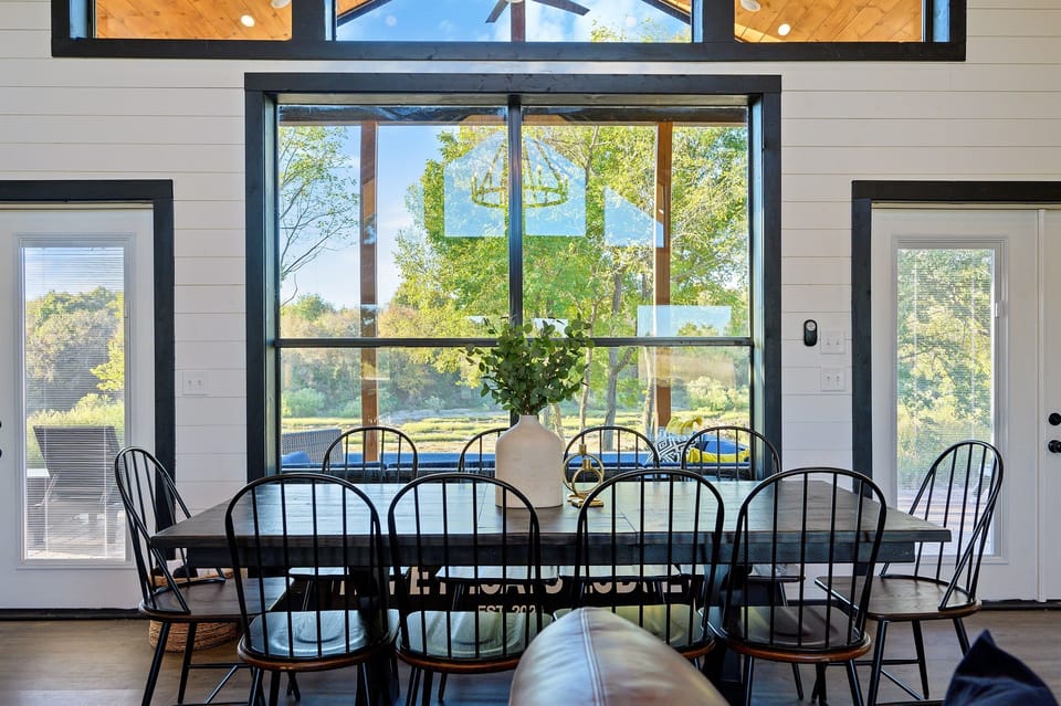 🏡✨ Gather, dine, and connect in this beautifully bright dining area.