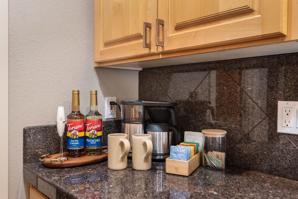 Every good morning starts with coffee (or tea) and we have you set for whatever warms your cup.