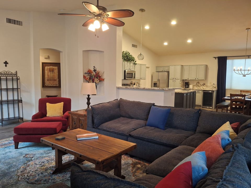 Livingroom:  A comfortable room for being together!