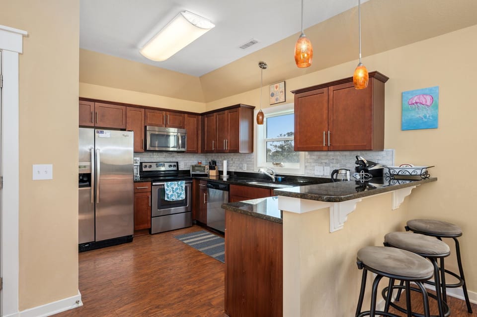 Fully Equipped Kitchen, with everything you need to make family meals for Family Meals
