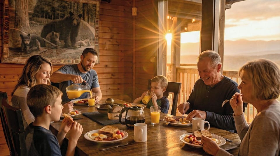 Golden sunsets and family moments.