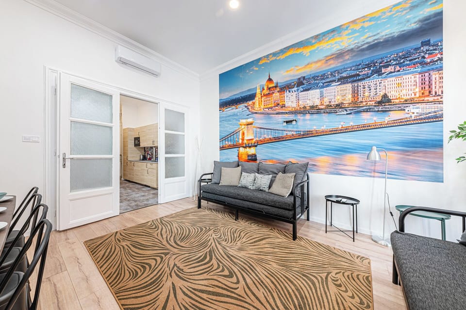 Apartment, 4 Bedrooms | Living area
