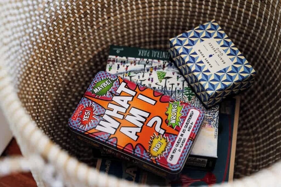Board games when you just want to stay in and laugh together.