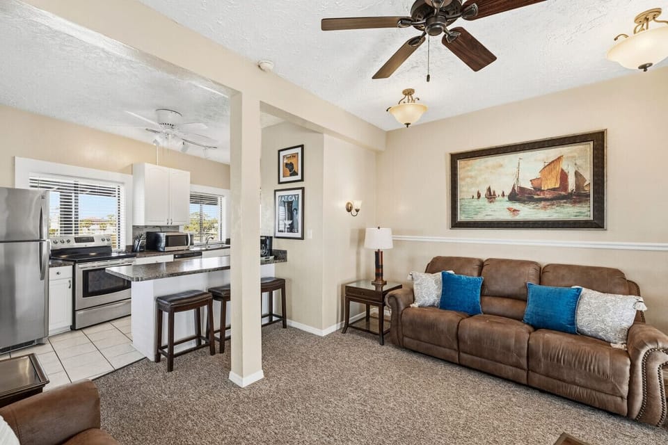 Open concept kitchen, living and dining!