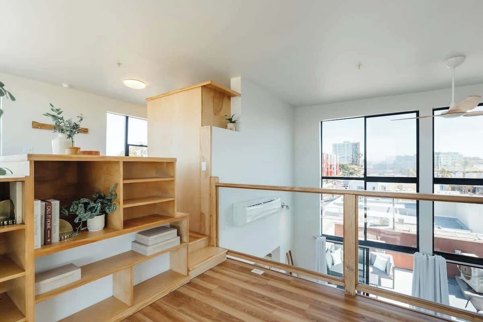 Unwind in the spacious embrace of our loft-style bedroom—a true retreat!
