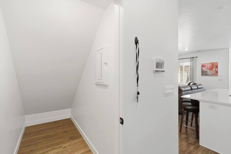 Storage space next to kitchen