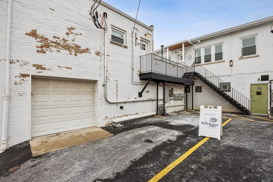 Parking Behind the Units 