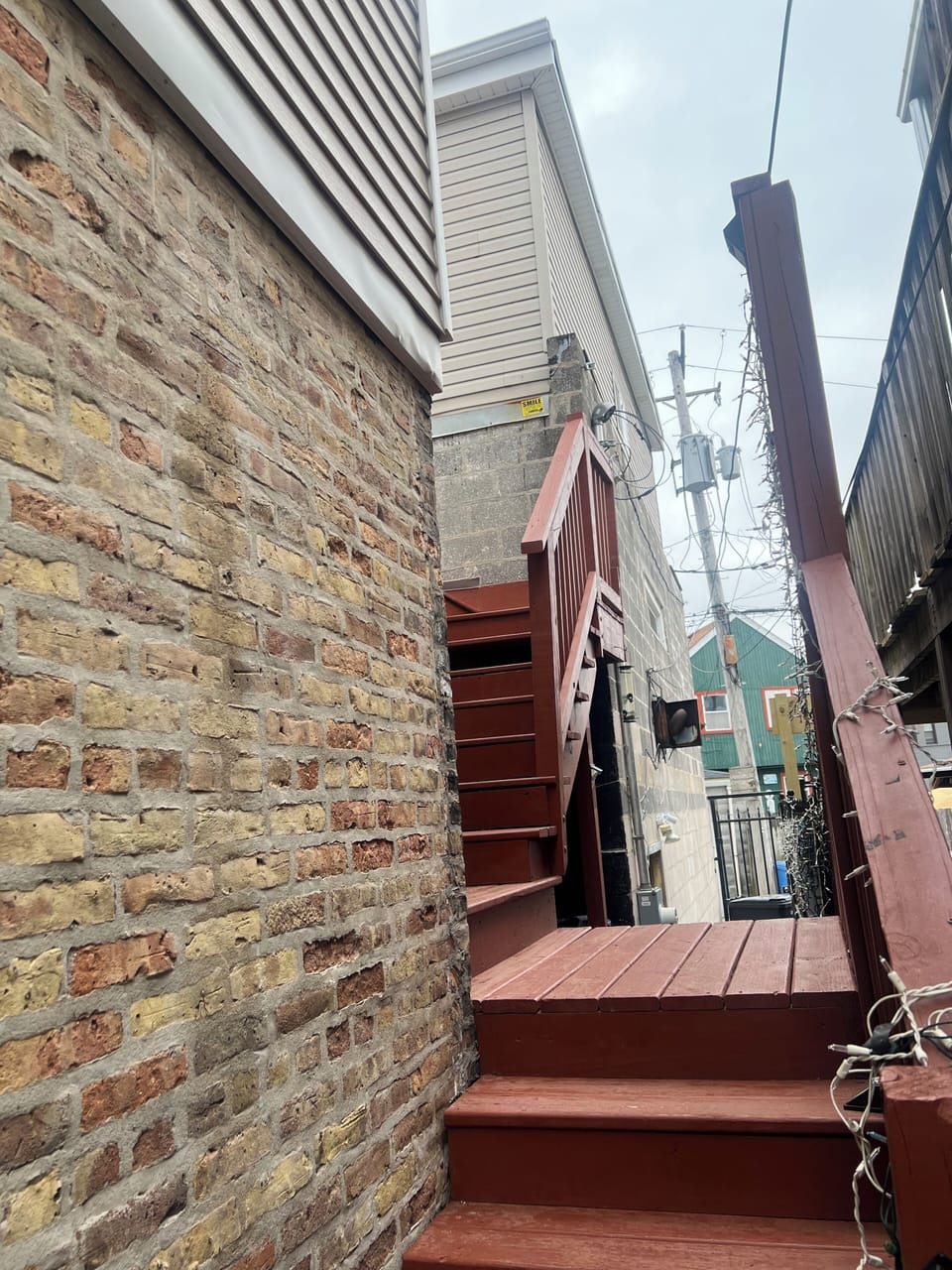 Side entrance