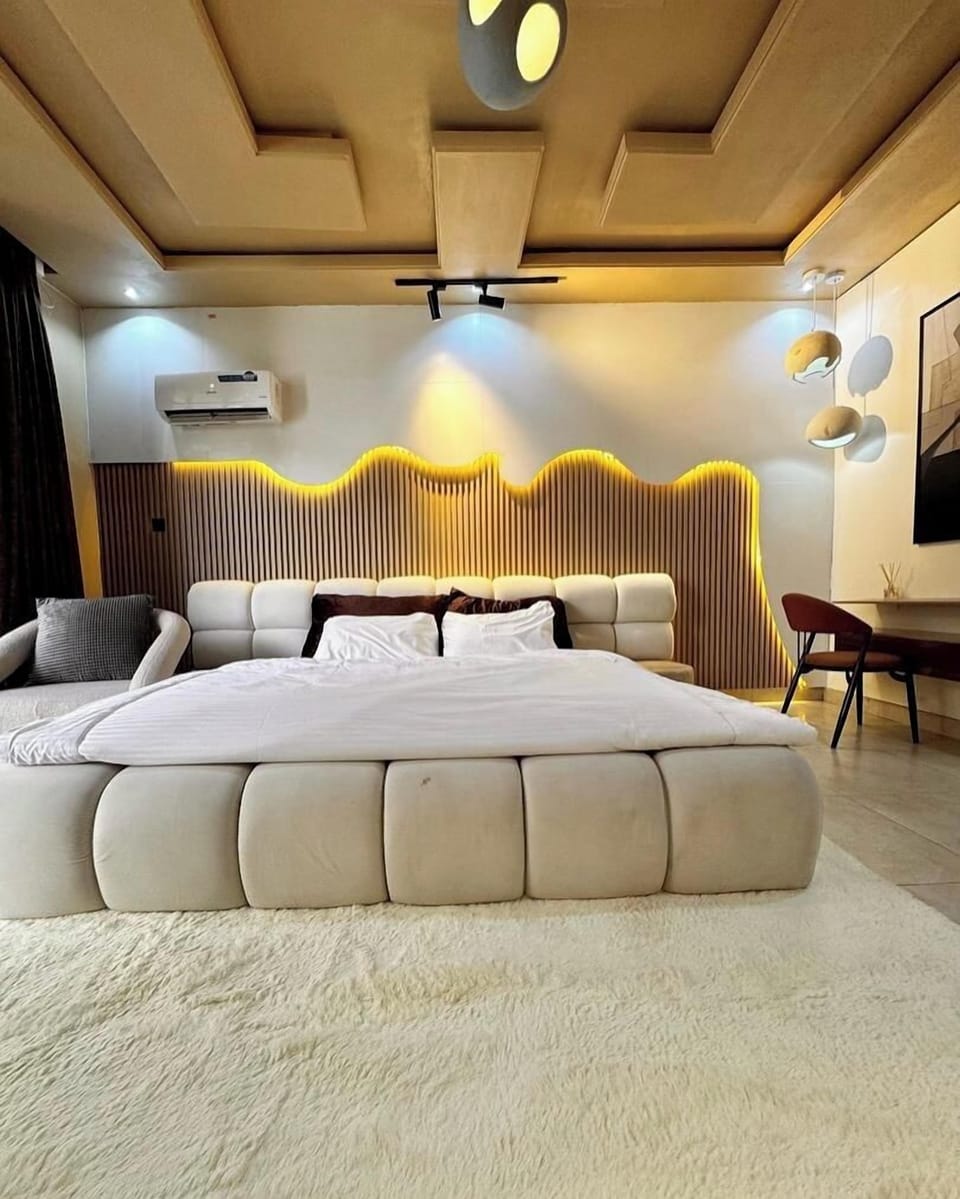 Standard Apartment, Balcony, City View | In-room safe, desk, laptop workspace, blackout drapes