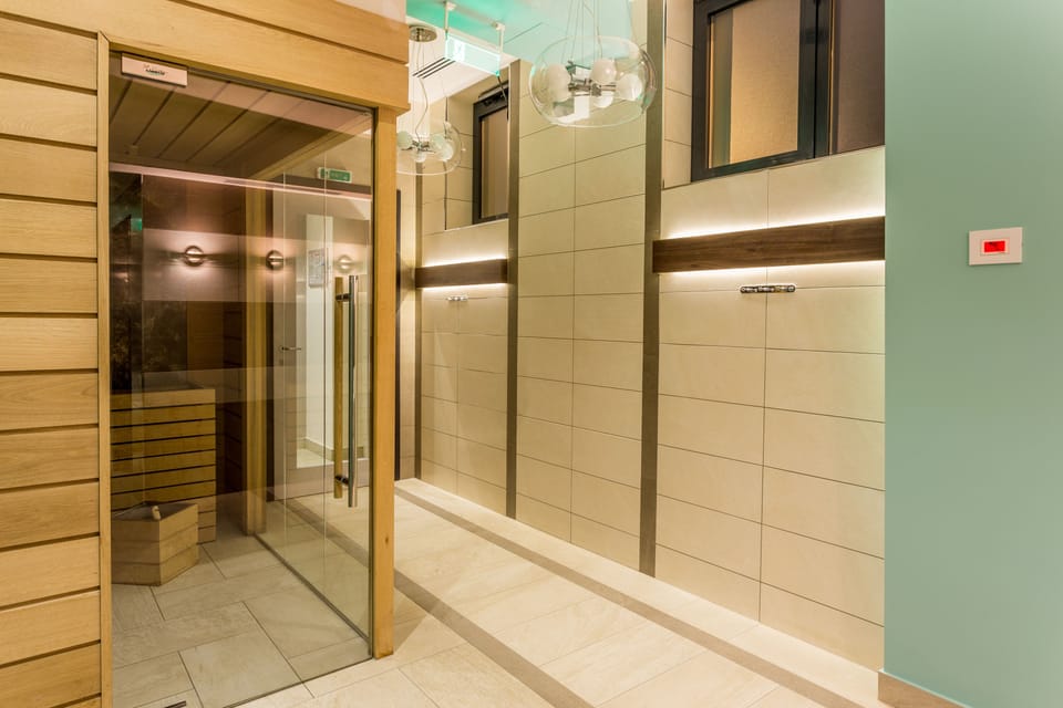 Sauna, hot tub, steam room, Turkish bath, aromatherapy