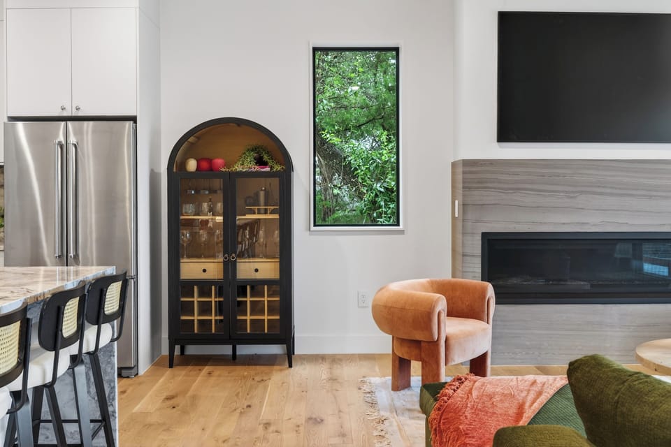Thoughtfully designed living space with warm accents.