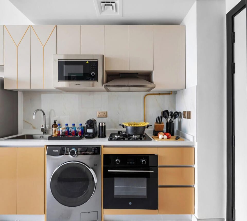 Fully equipped kitchen with all cooking essentials