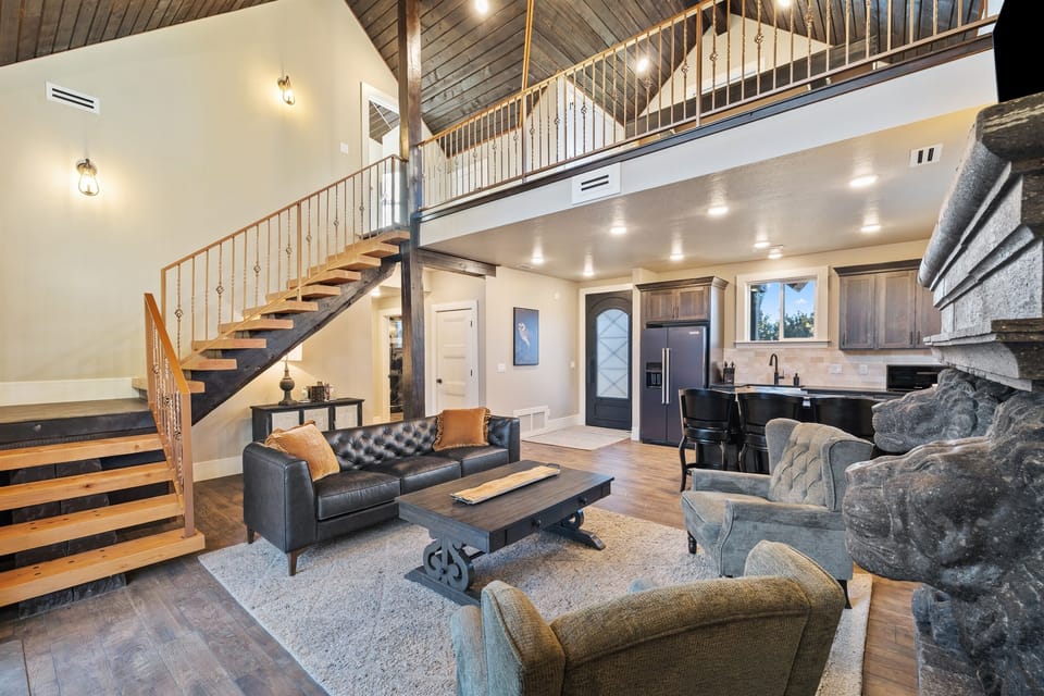 Living room and kitchen 