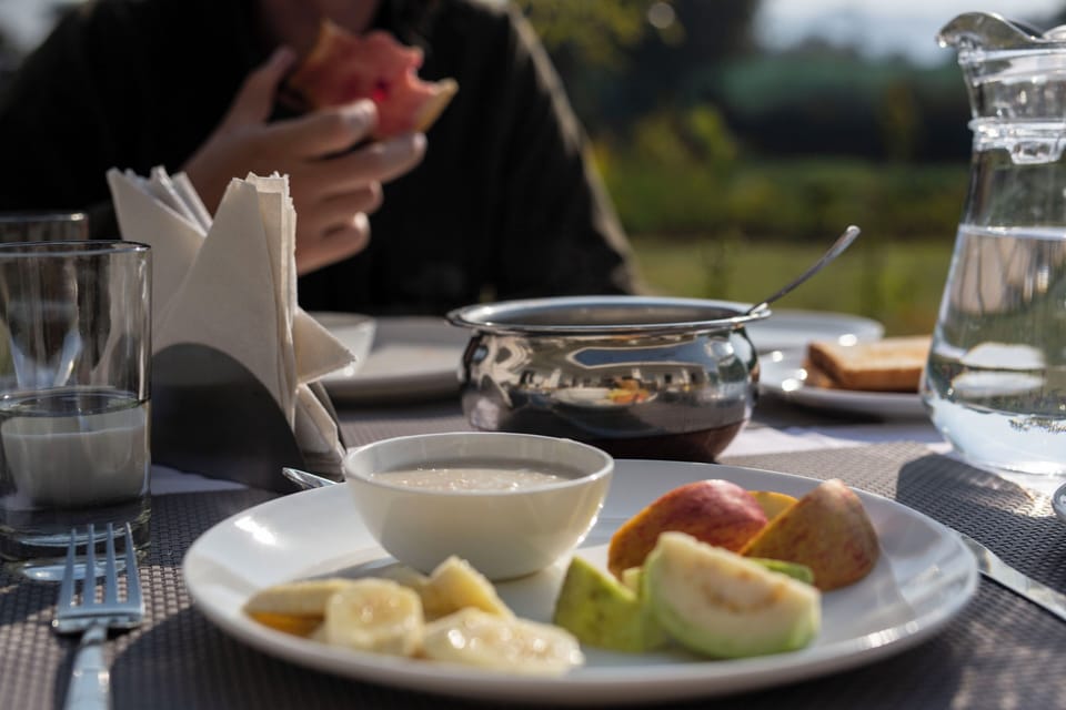 Daily cooked-to-order breakfast for a fee