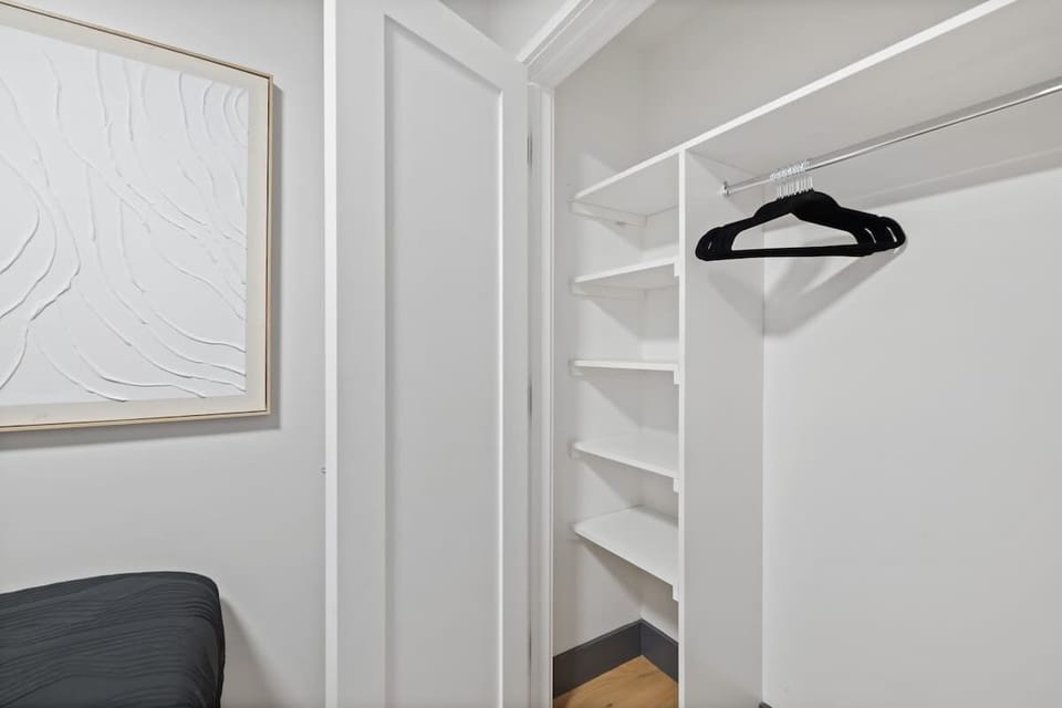 Plenty of storage and closet space for your belongings.