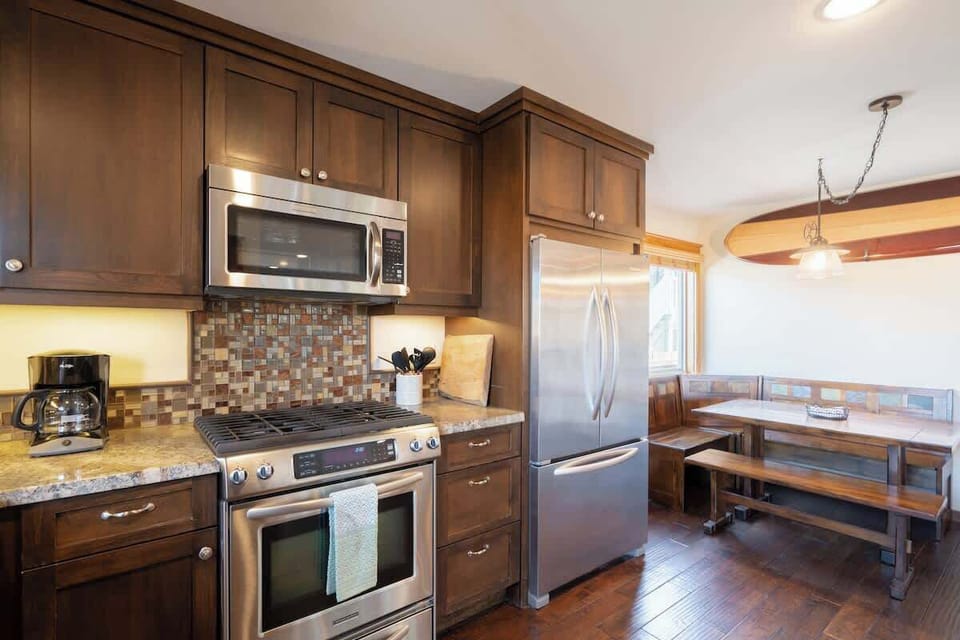 Brew up a fresh pot of coffee each morning to enjoy out on the patio