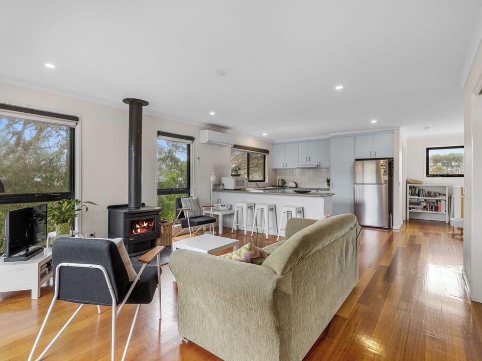 Upstairs lounge/ Kitchen