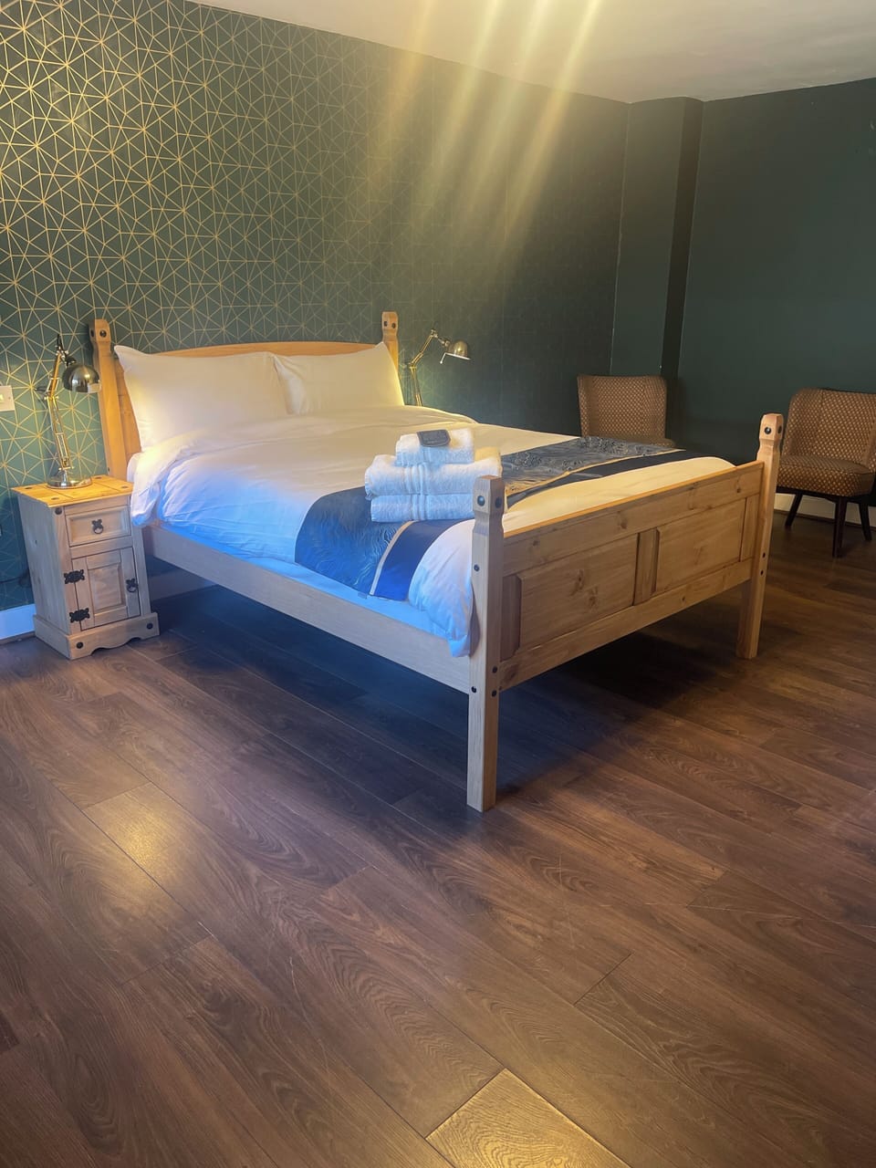 Deluxe Double Room, Courtyard View | Desk, blackout drapes, iron/ironing board, free WiFi