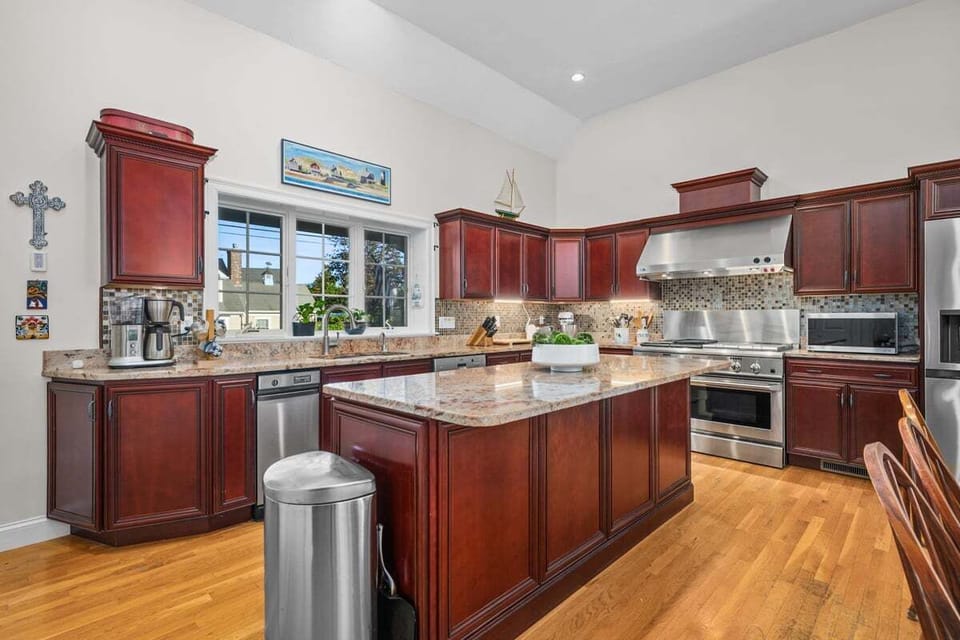 Large kitchen for the family to gather