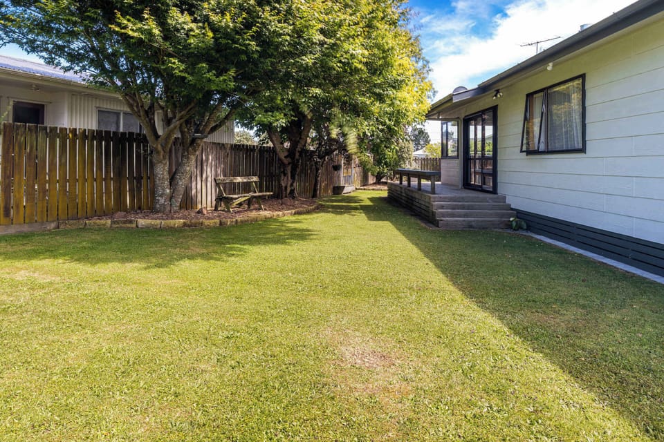 So much room outside to play games on the lawn!