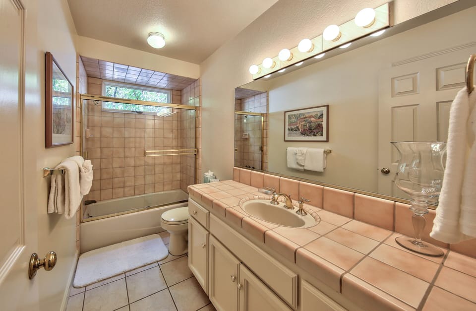Downstairs Full Bathroom with Shower-Over-Tub