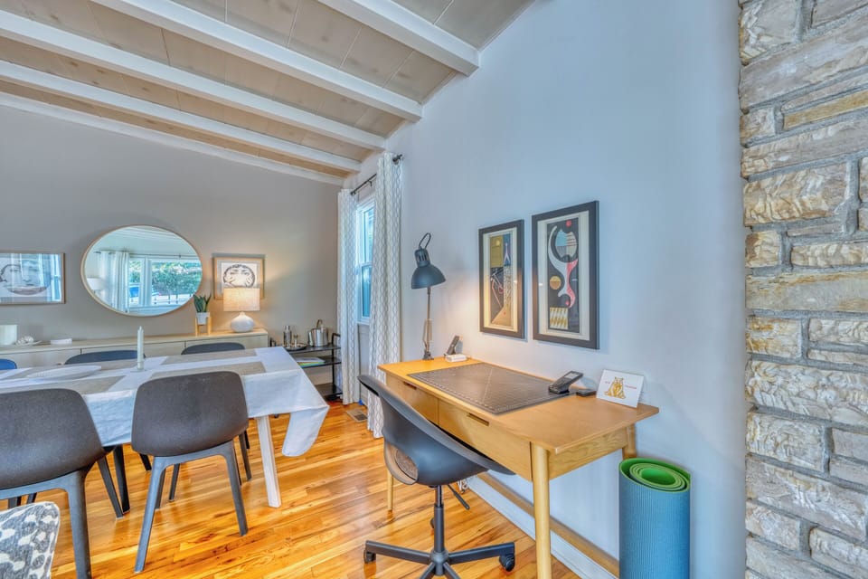 Writing / Computer Desk and Chair in Living Room