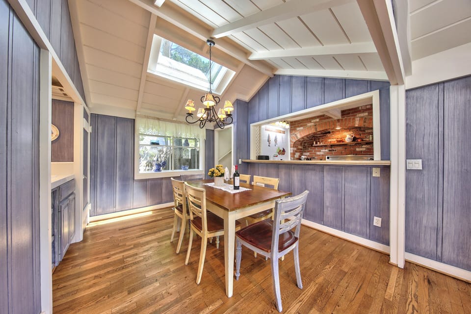 Dining Room with Pass-Through to Kitchen and Serving Bar