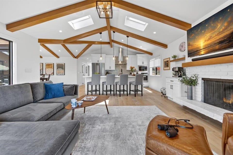 Gracious Open-Concept Living Space