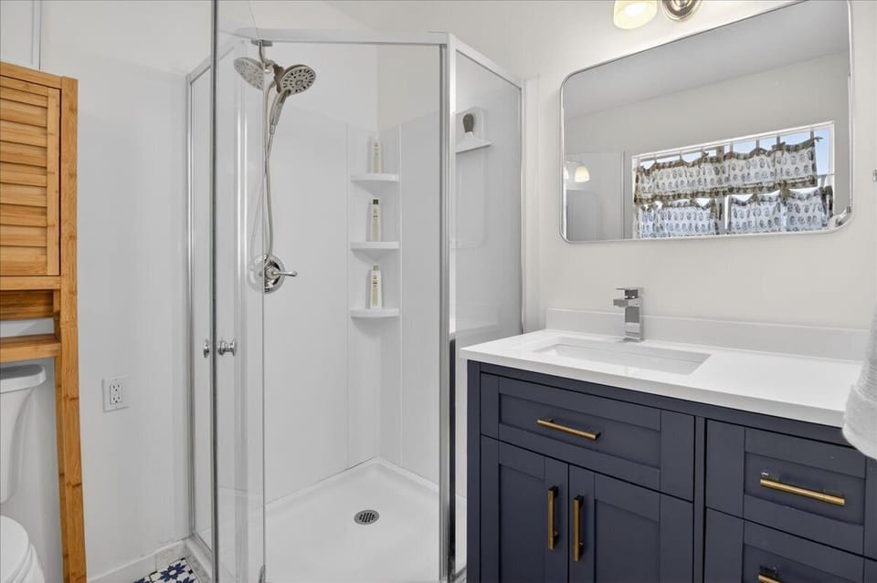 En-Suite Bathroom for Bedroom #1 has a Shower