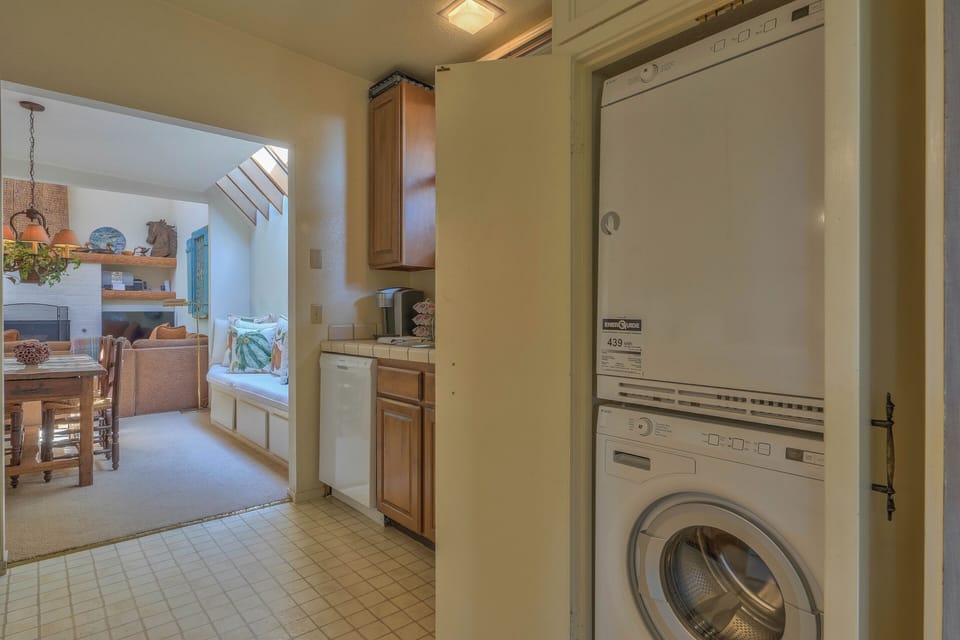 Conveniently Located Laundry Center Near Kitchen