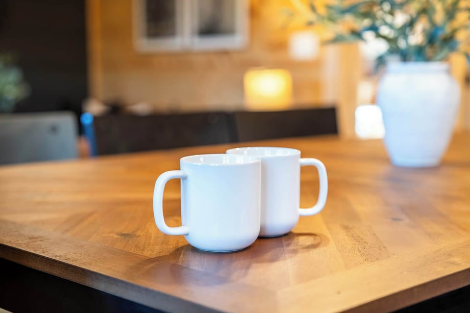 Coffee tastes better when there’s nowhere to rush.