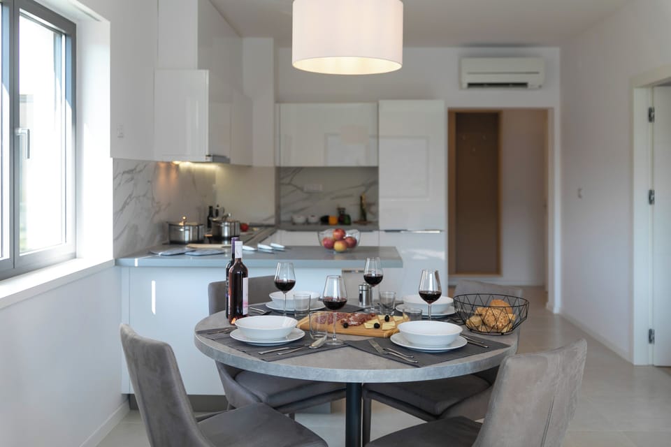 Open plan kitchen