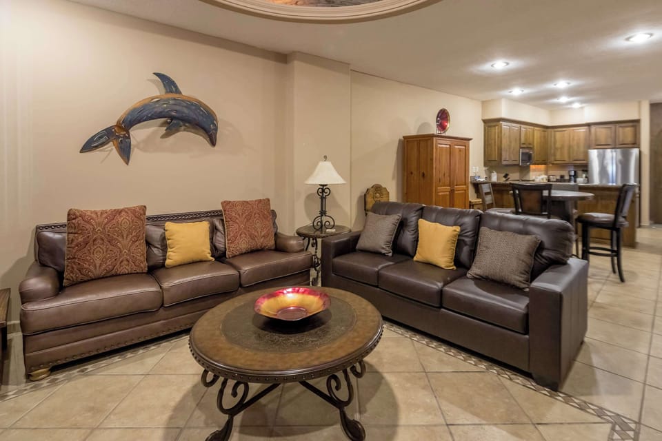 Perfect Living room with a Sofa Bed