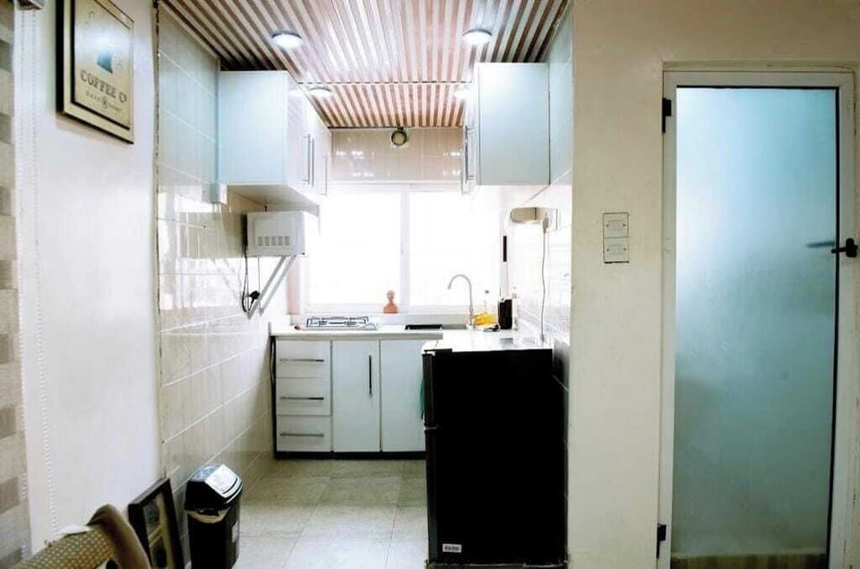 Economy Apartment, Balcony, City View | Private kitchen | Fridge, microwave, oven, stovetop