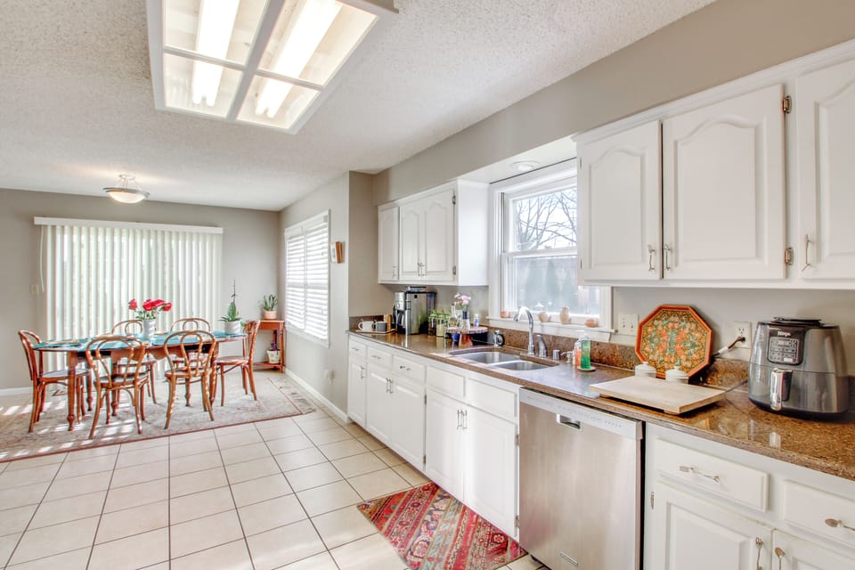 Kitchen | 1st Floor | Drip Coffee Maker | Air Fryer | Cooking Basics