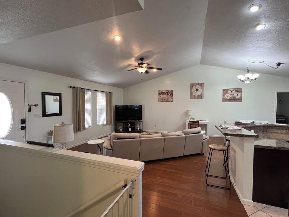 Upstairs living area 