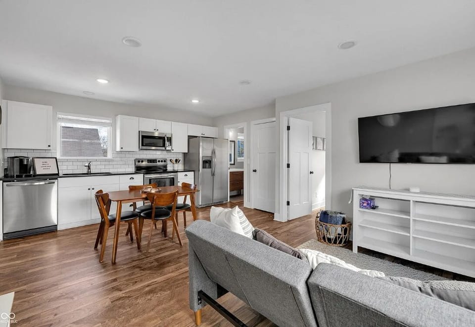 Retreat in this crisp and modern open floor plan.