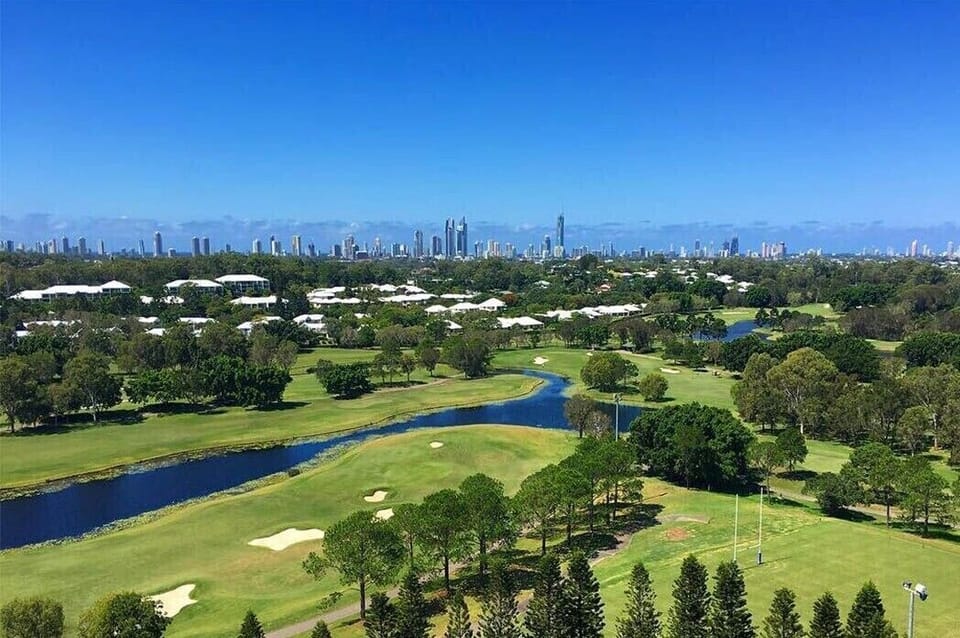 The nearby Royal Pines golf course