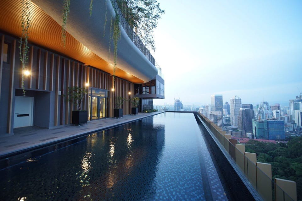Rooftop pool