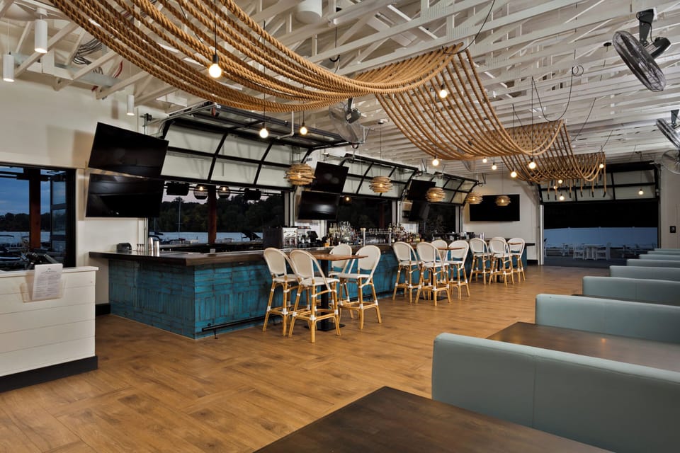 Lago Restaurant and Marina on Property 