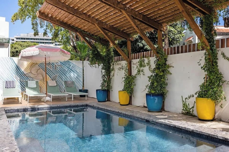 Take a dip under the stars in our beautifully lit pool.